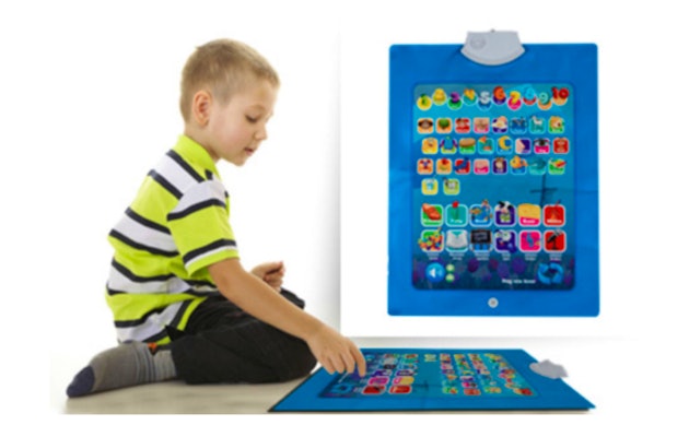 Woordjes en liedjes leren met deze leerzame mega tablet mat!